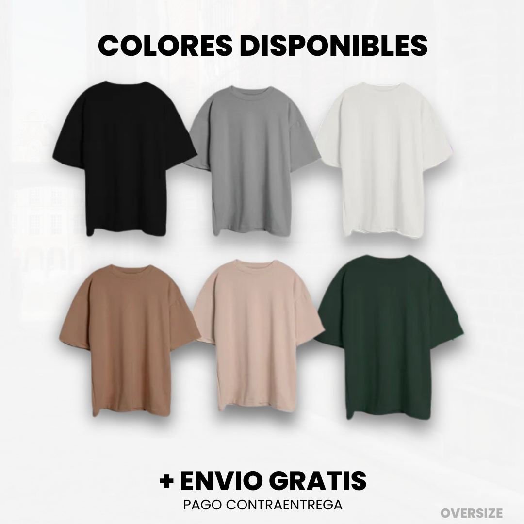 CAMISETA OVERSIZE | PACK OFERTA