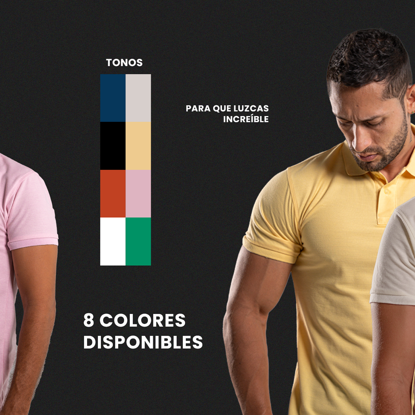 CAMISETA TIPO POLO VARON'S Ref. ESSENTIALS