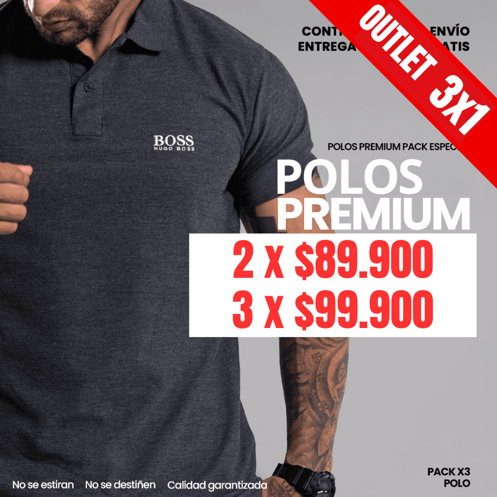 CAMISETA TIPO POLO HB PREMIUM | PACK OFERTA