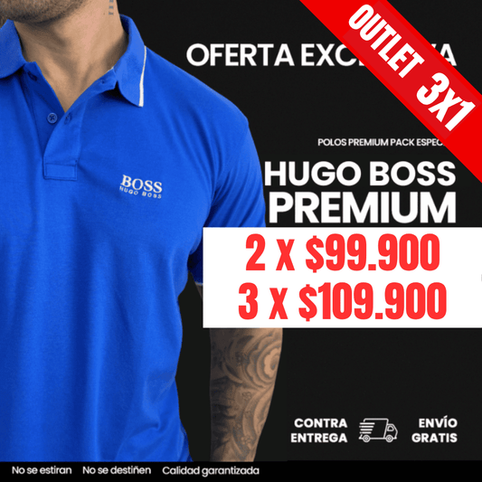 CAMISETA TIPO POLO HUGO B. COMBINADA Ed. LIMITADA