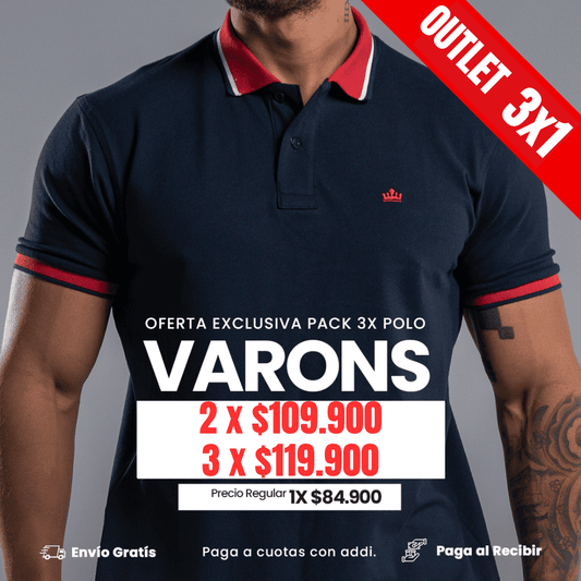 CAMISETA TIPO POLO VARON´S Ref. ELEVATE
